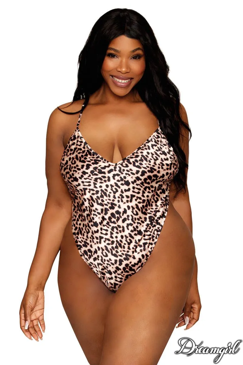 2Pc. Set Leopard Robe