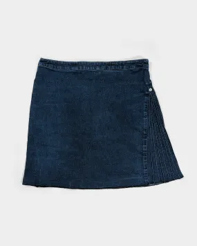 Armani Light Indigo Denim Mini Skirt  2000's