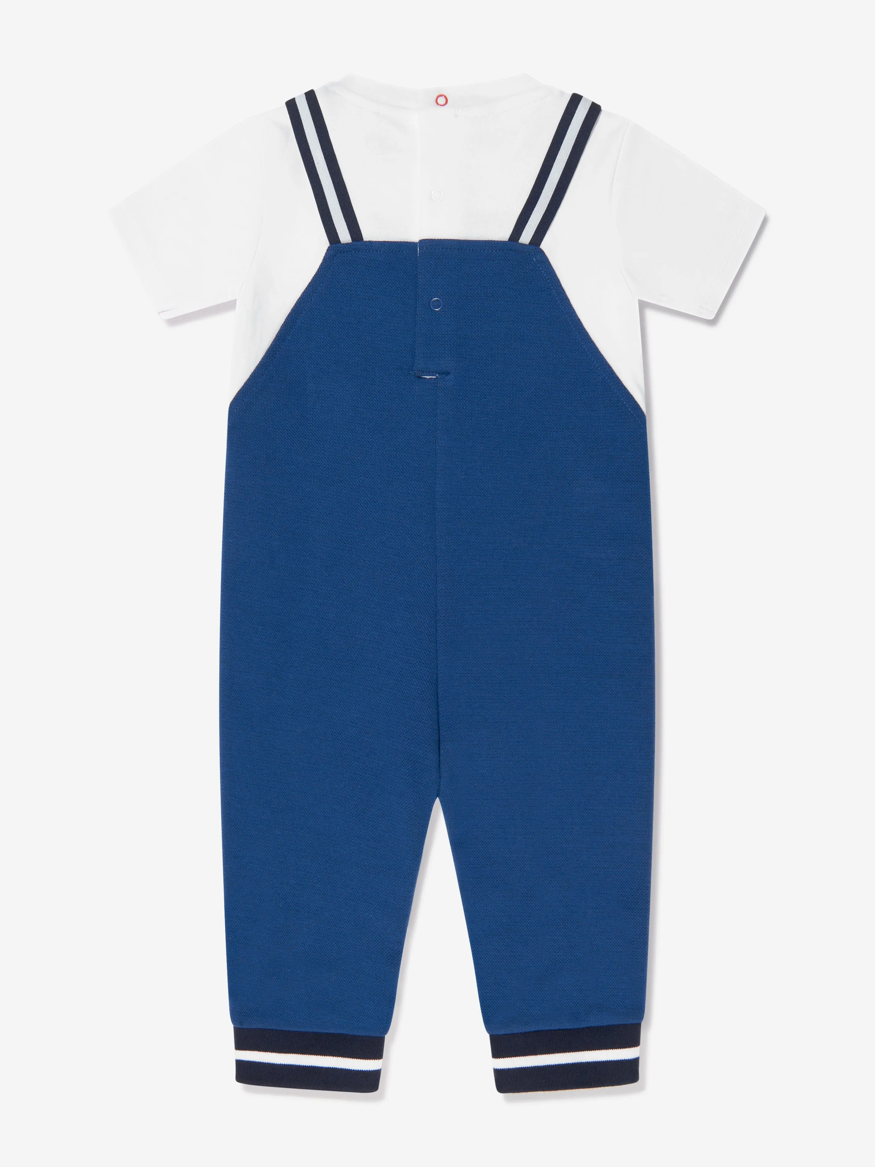 Baby Boys 2 in 1 Effect Romper in Blue