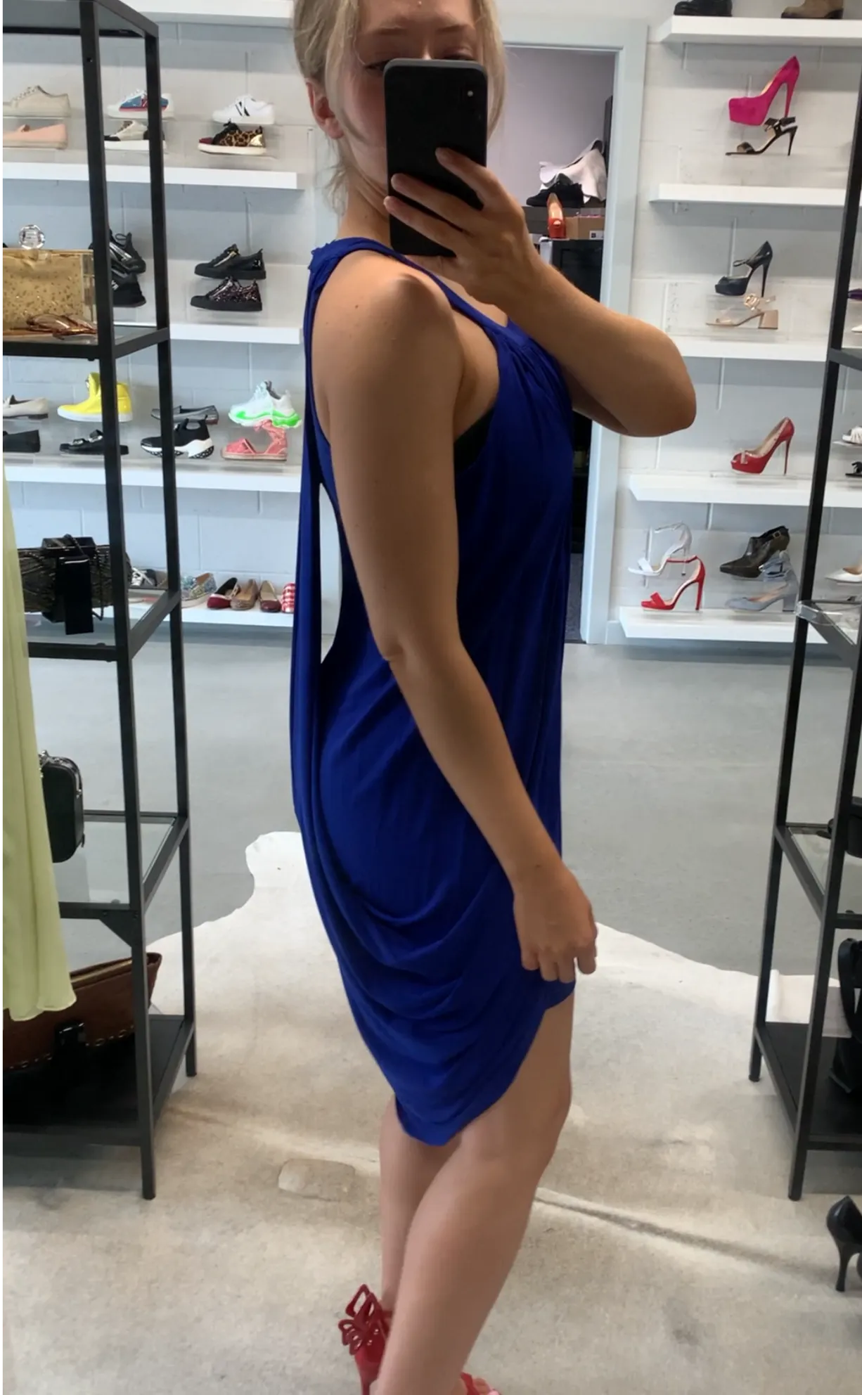 BCBGMaxaria Cobalt Bodycon Dress XS