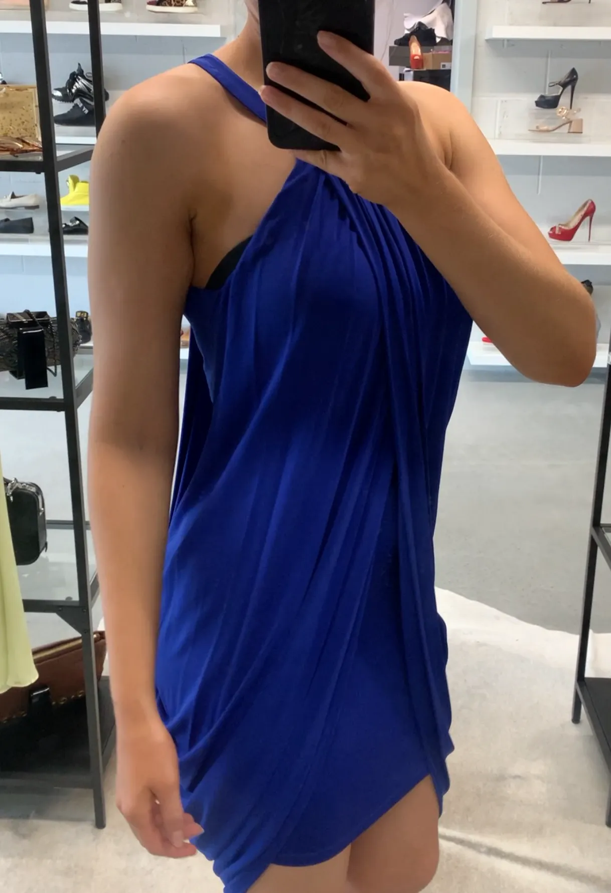 BCBGMaxaria Cobalt Bodycon Dress XS