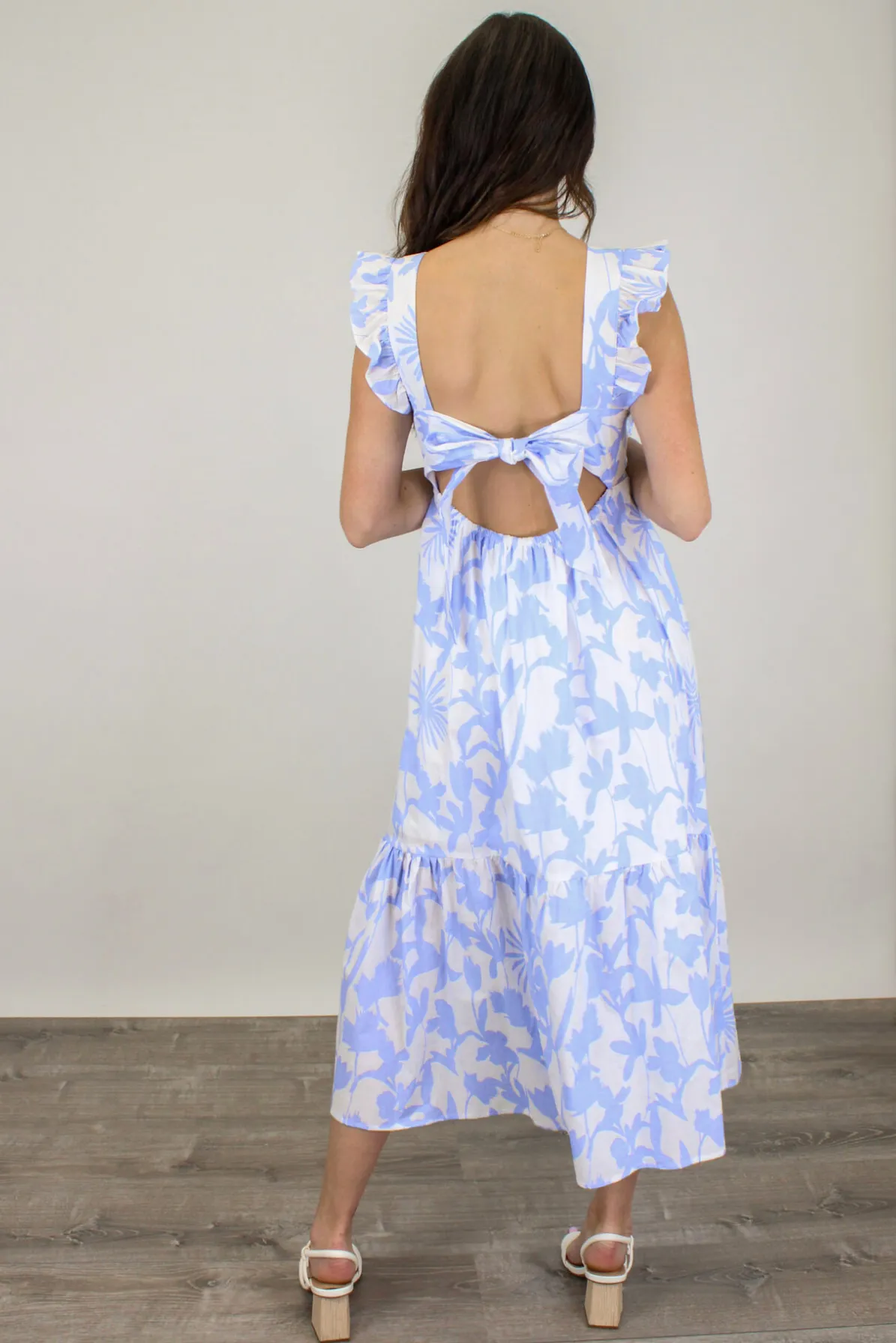 Blue Skies Ahead Midi Dress