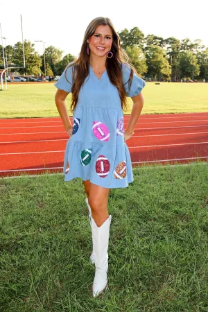 Blue Skies Saturday Dress