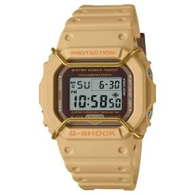 CASIO G-SHOCK DW5600PT-5 Gold IP Yellow Tone Protector Digital Watch