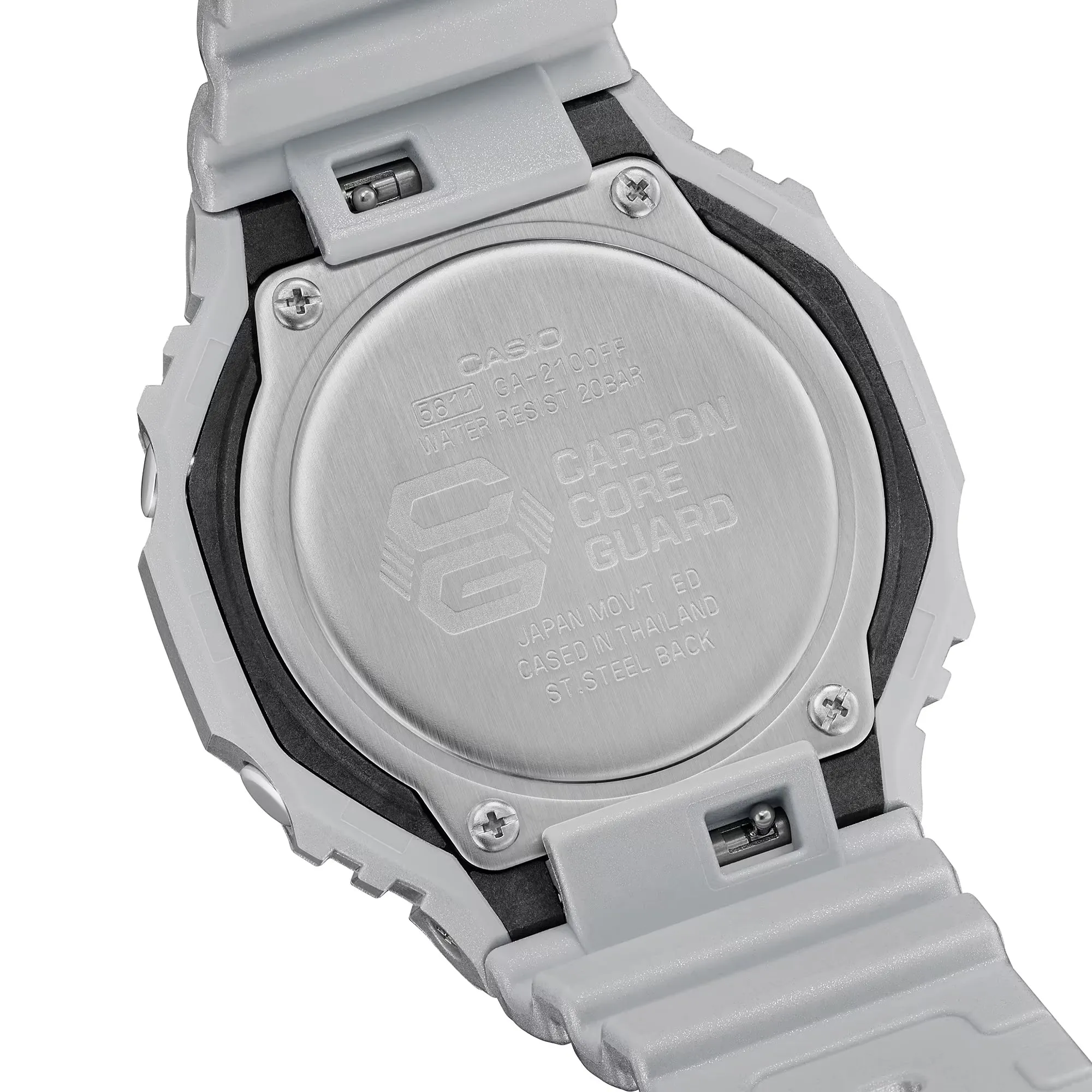 Casio G-Shock Forgotten Future Silver Metallic CasiOak Watch GA2100FF-8A