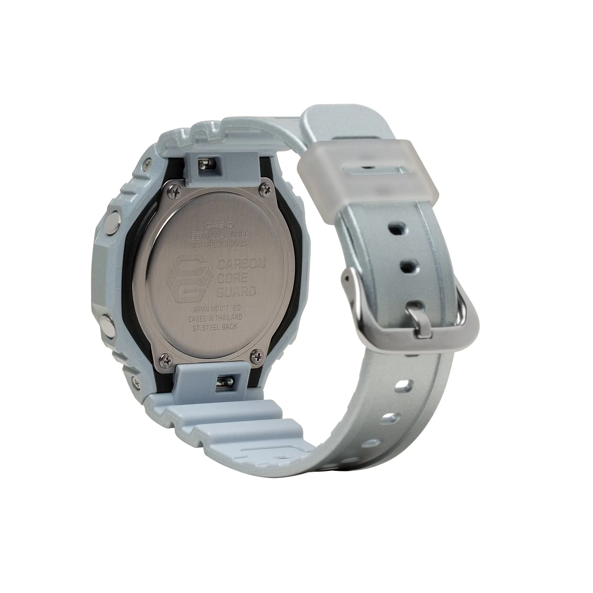 Casio G-Shock Forgotten Future Silver Metallic CasiOak Watch GA2100FF-8A