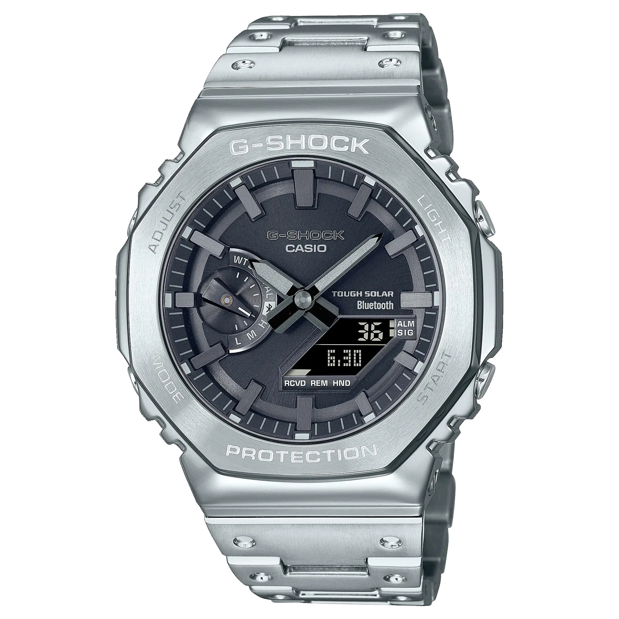 Casio G-Shock Full Metal Steel Solar Bluetooth 2100 CasiOak GMB2100D-1A