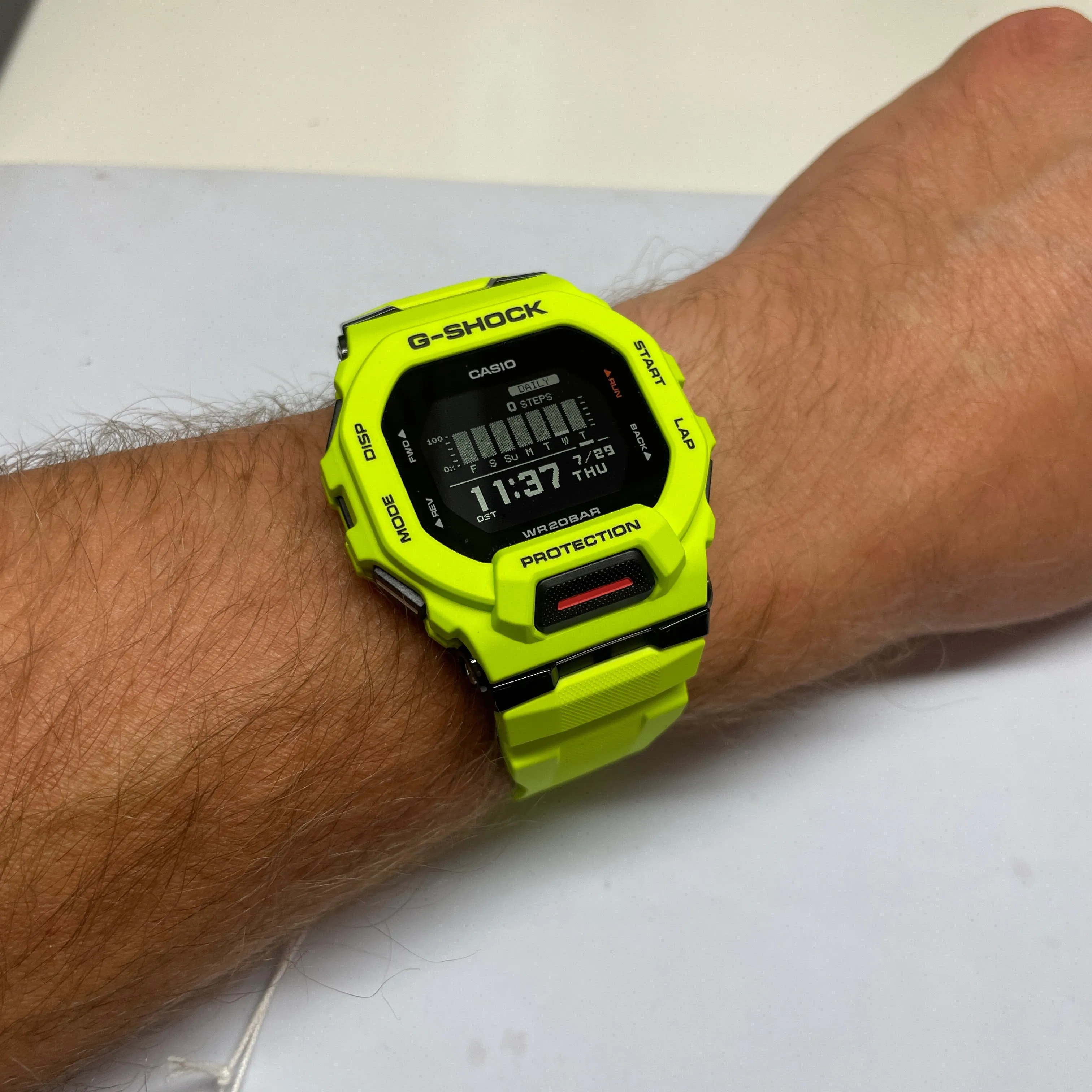 CASIO G-Shock GBD200-9 Move Watch Power Trainer Bright Yellow Bluetooth