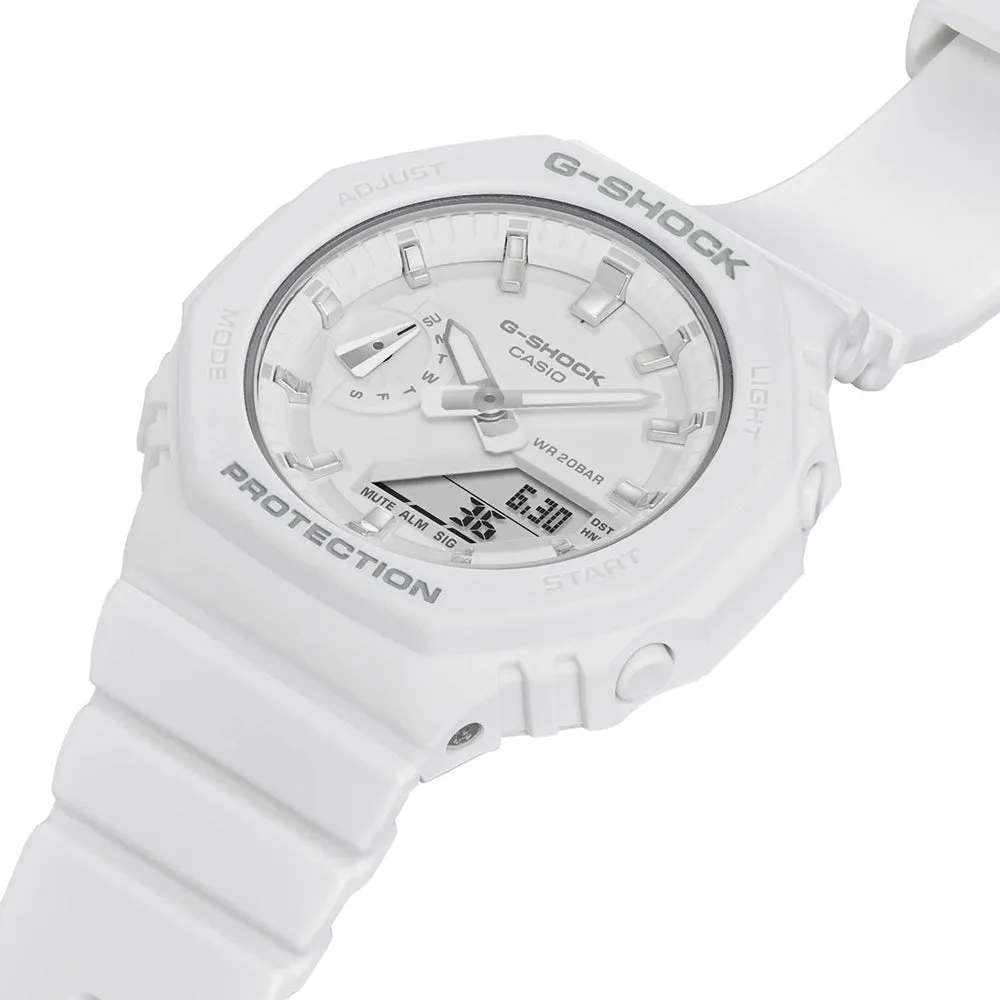 Casio G-Shock GMA-S2100 “Mini CasiOak” S Series White Watch GMAS2100-7A