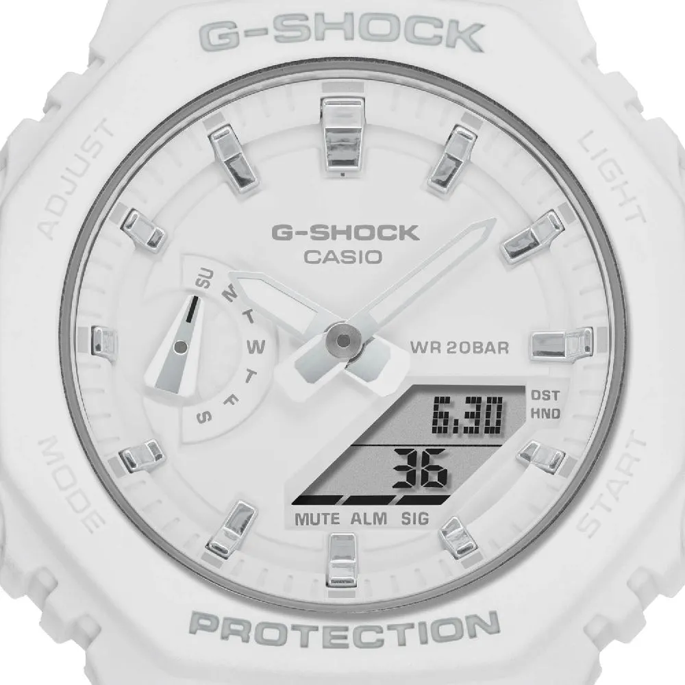 Casio G-Shock GMA-S2100 “Mini CasiOak” S Series White Watch GMAS2100-7A