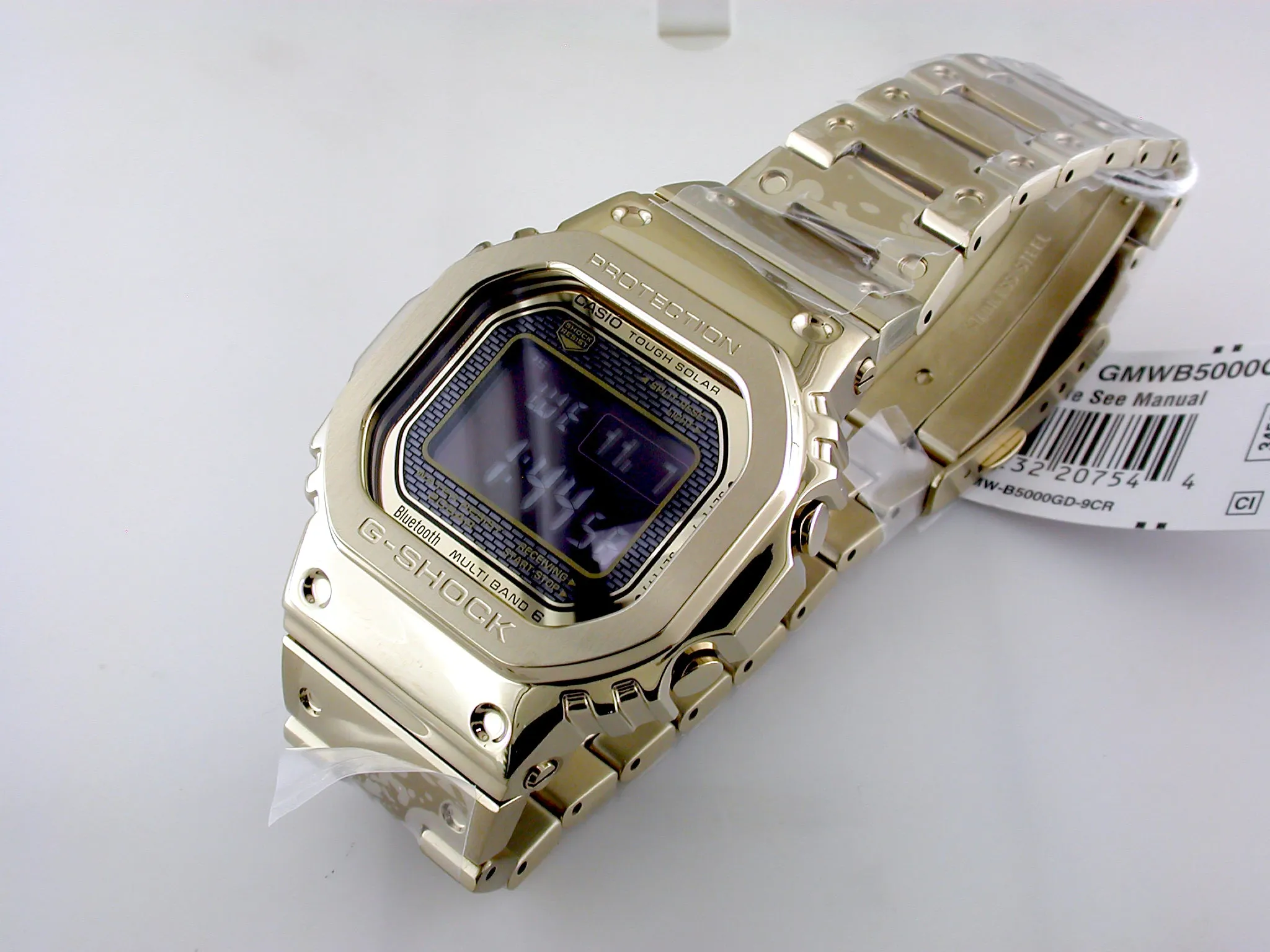 CASIO G-SHOCK GMW-B5000GD-9 Bluetooth Model Full Metal Gold Solar Square Watch Steel