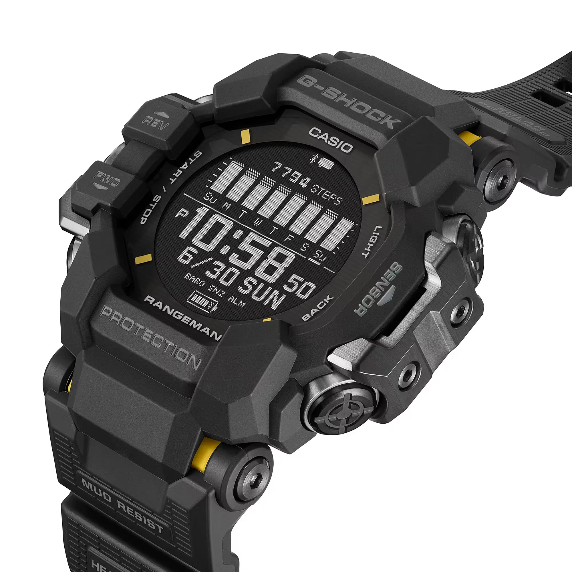 CASIO G-Shock GPS Rangeman Heart Rate Solar Watch GPRH1000-1