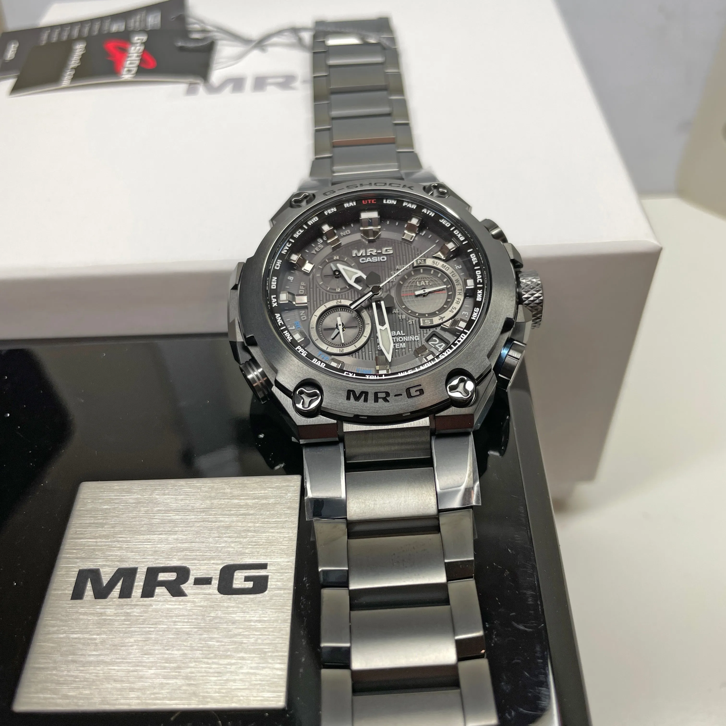 Casio G-Shock MR-G GPS Black Titanium Limited Edition Watch MRGG1000B-1A