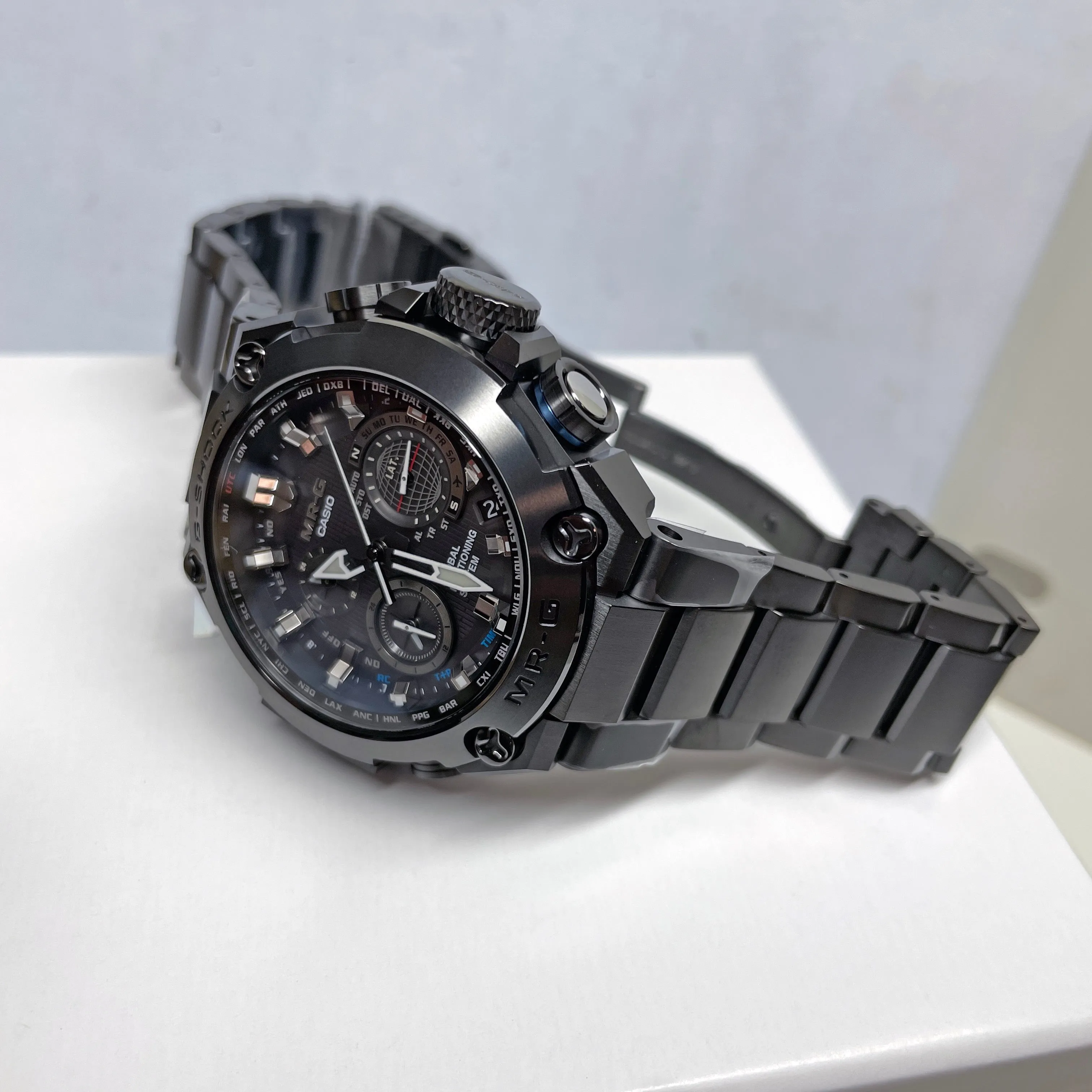 Casio G-Shock MR-G GPS Black Titanium Limited Edition Watch MRGG1000B-1A