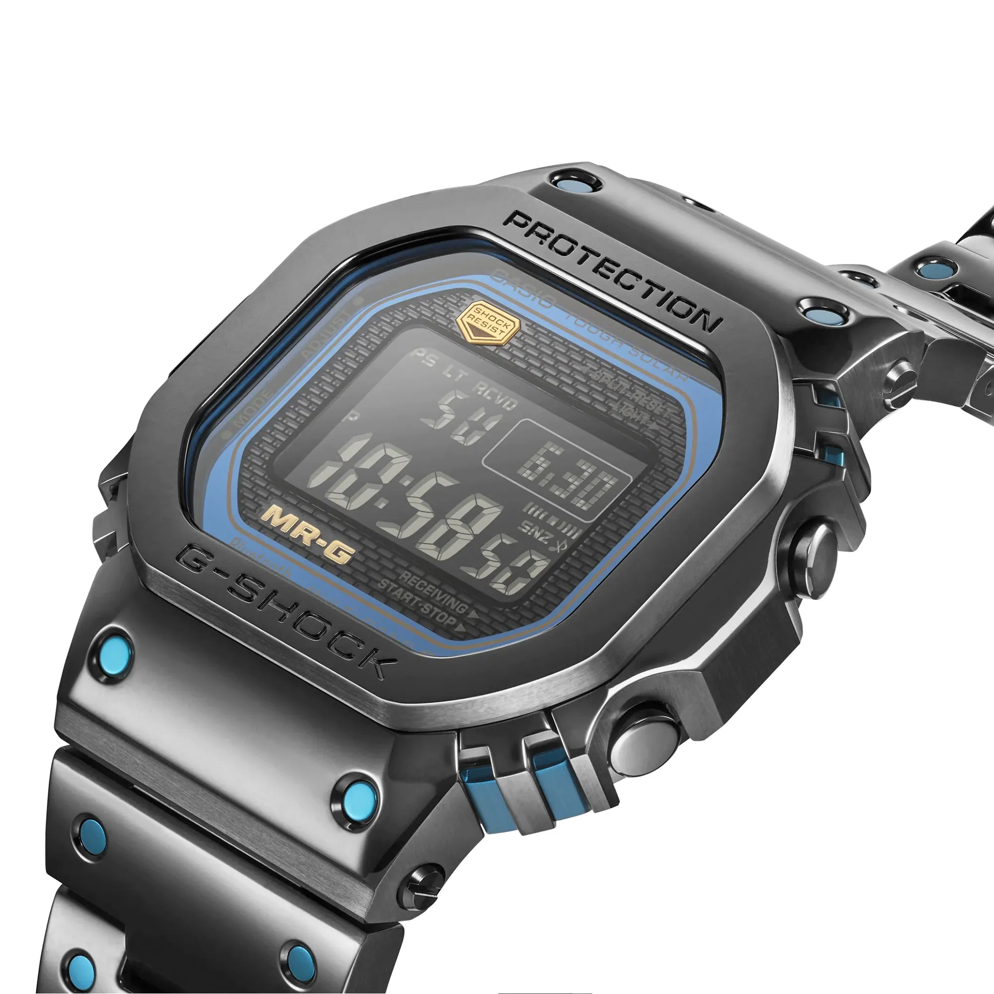 Casio G-SHOCK MRG Ao Zumi Blue Black Titanium Square MRGB5000-BA1 Watch Limited Edition