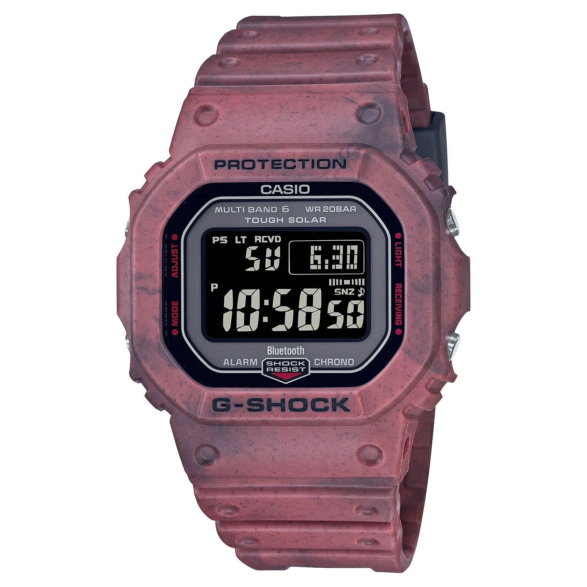 Casio G-Shock Sand Land GWB5600SL-4 Red Black Solar Bluetooth Watch