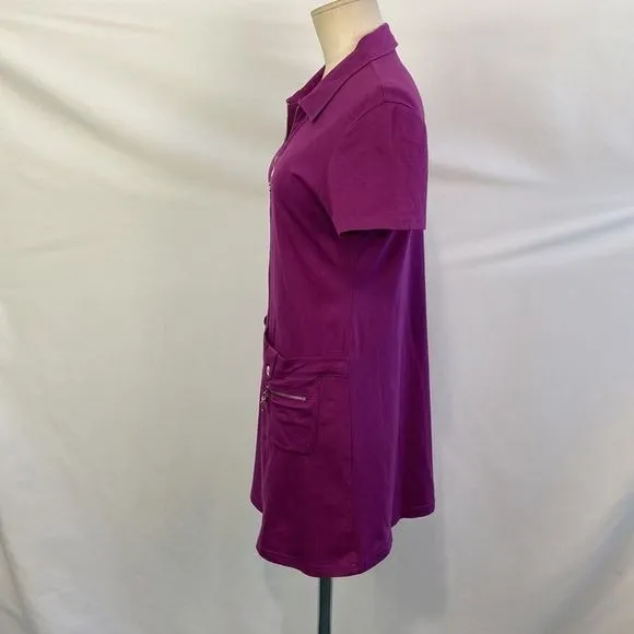 ChristianDiorPurple Zip with Charms Dress