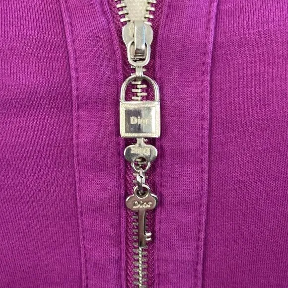 ChristianDiorPurple Zip with Charms Dress