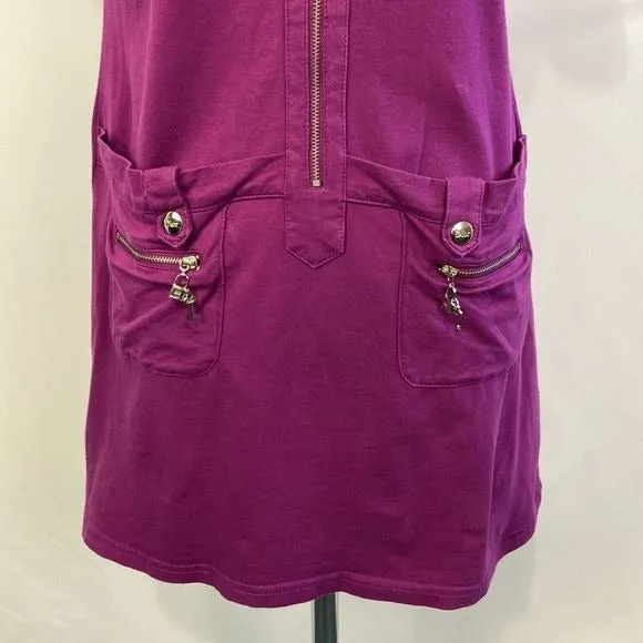 ChristianDiorPurple Zip with Charms Dress