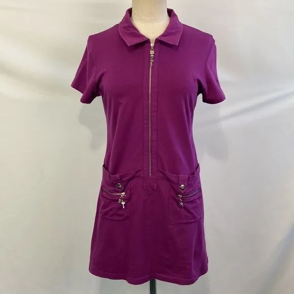 ChristianDiorPurple Zip with Charms Dress