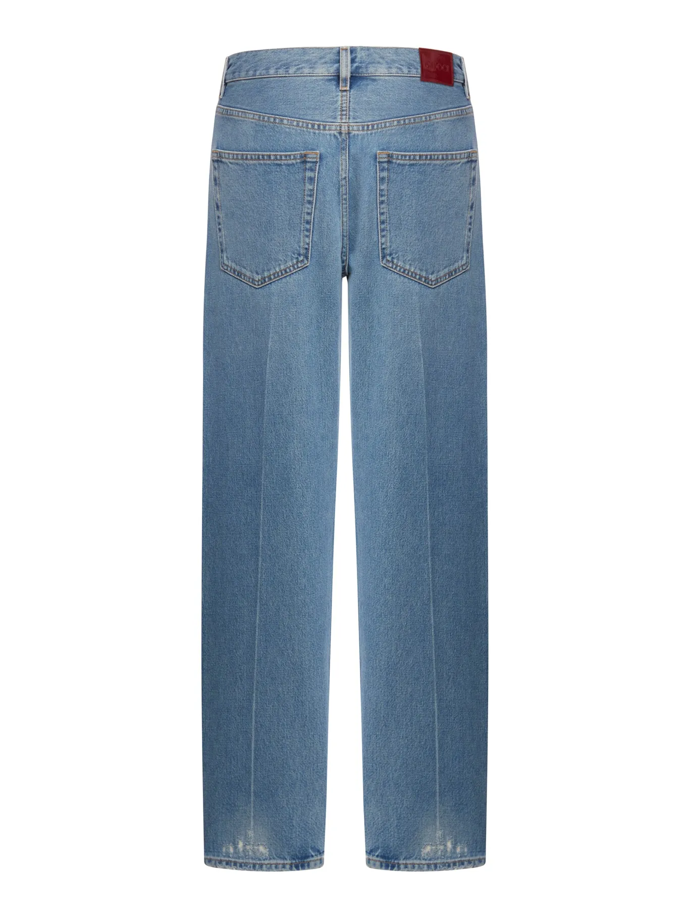 DENIM TROUSER WITH GUCCI LABEL