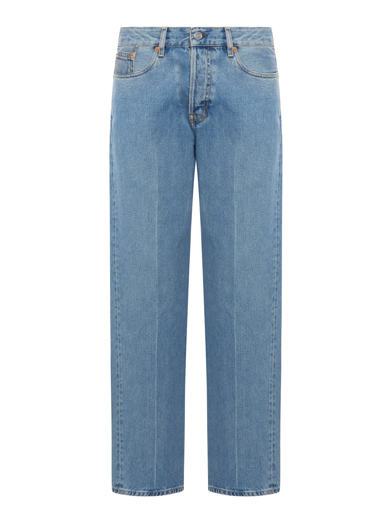 DENIM TROUSER WITH GUCCI LABEL