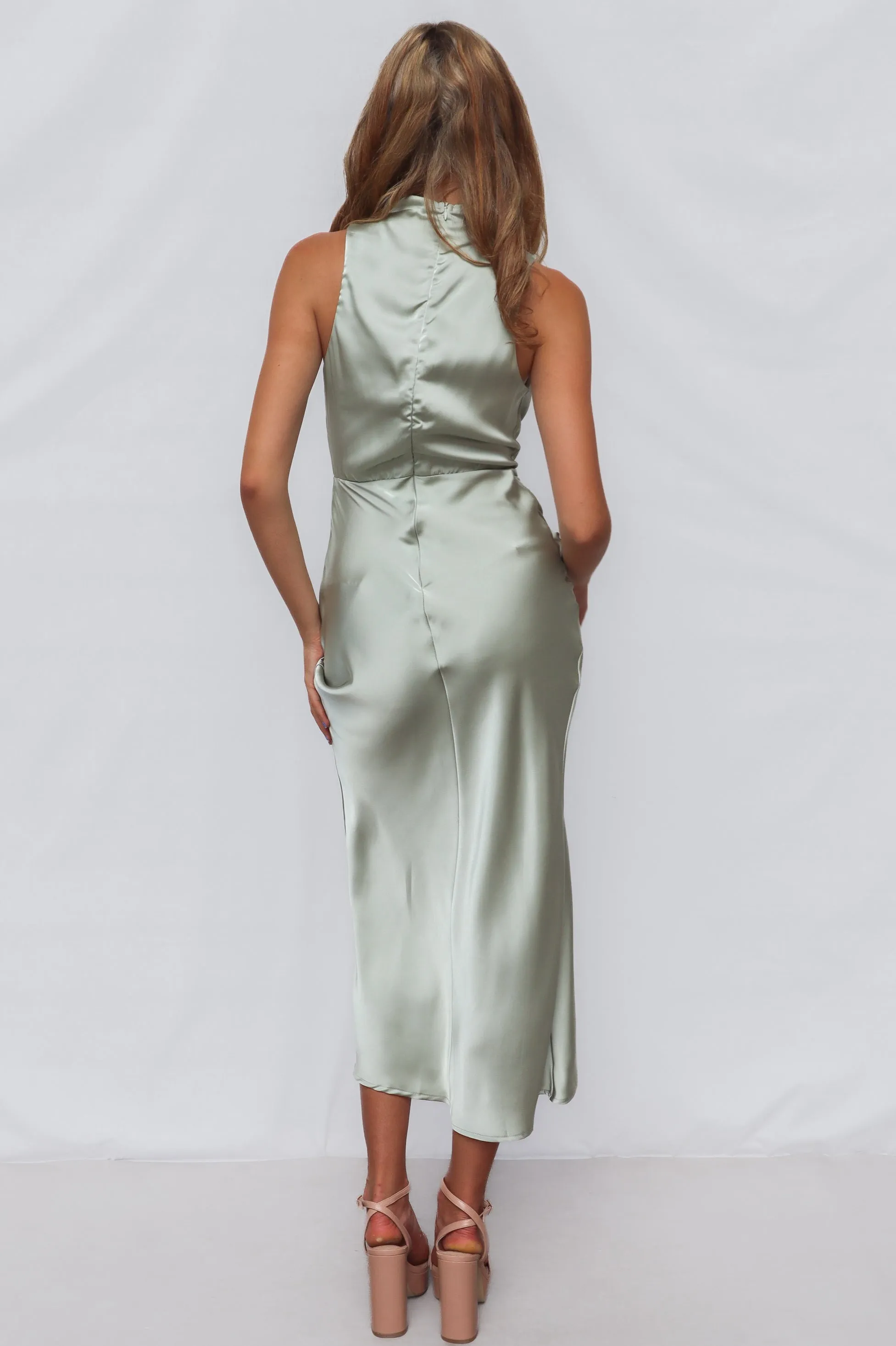 Diaz Midi Dress - Sage