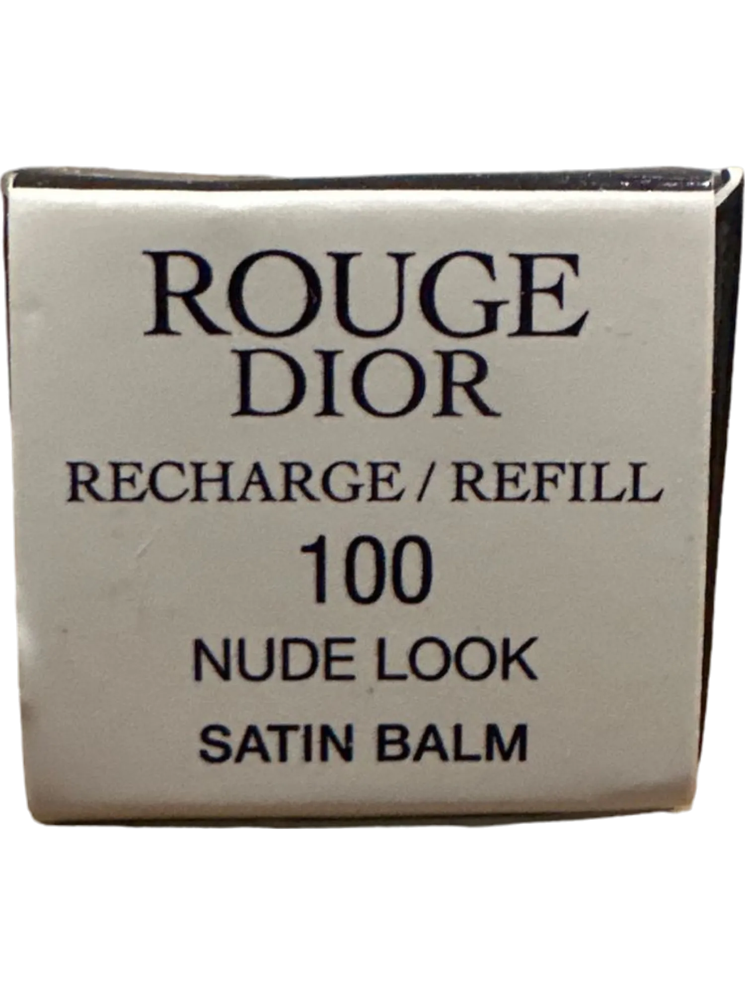 DIOR 001 Nude Look Satin Lip Balm Refill Health & Beauty