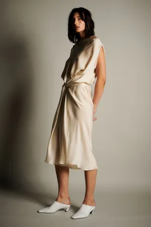 Double Wing Dress - Limestone