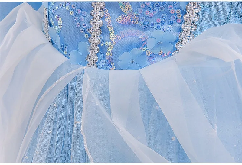 Elsa Inspired Dress Princess Costume for Girls