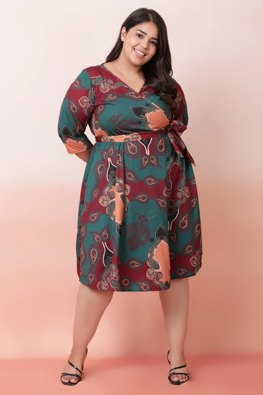 Emerald Mystic True Wrap Dress