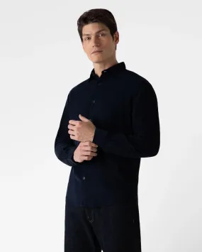 FINE CORD SHIRT / NAVY