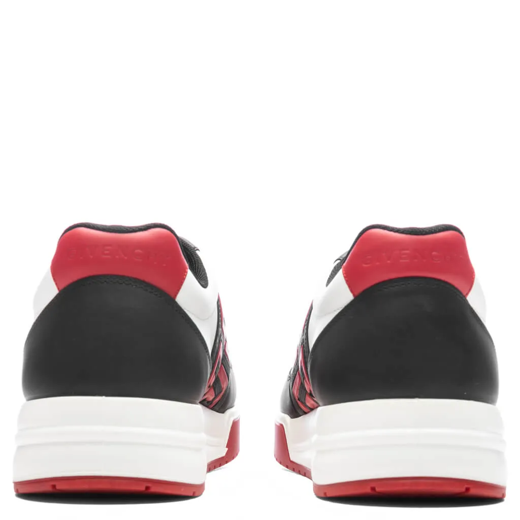 G4 Low-Top Sneakers - Black/White/Red