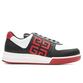 G4 Low-Top Sneakers - Black/White/Red