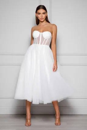 Gabriella Dress - White