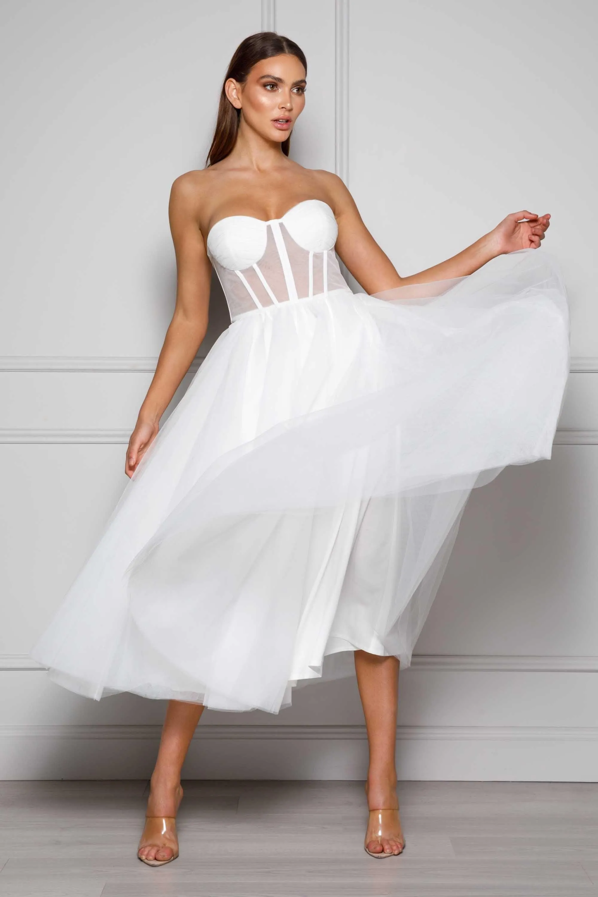 Gabriella Dress - White