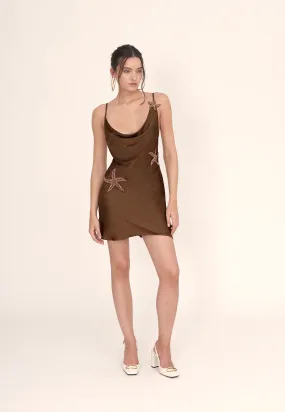 Galli mini dress - Brown