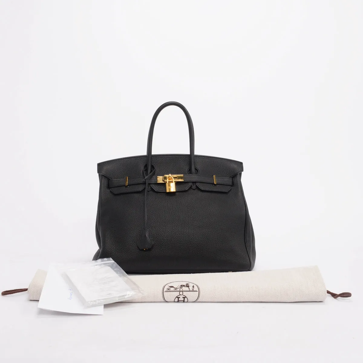 Hermes Black Togo Birkin 35 GHW