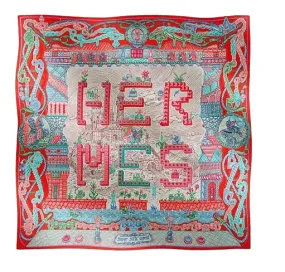 Hermes Super Silk Quest Scarf 90 (NWT)