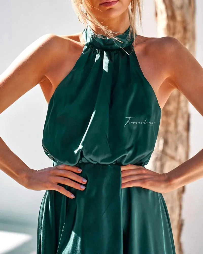 Kathleen Dress - Emerald Green