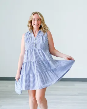 Lakeside Retreat Sleeveless Dress