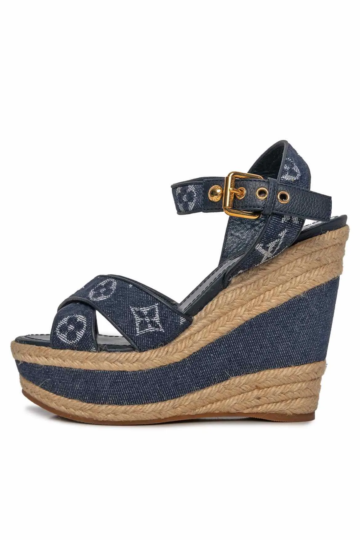 Louis Vuitton Size 37 Wedges