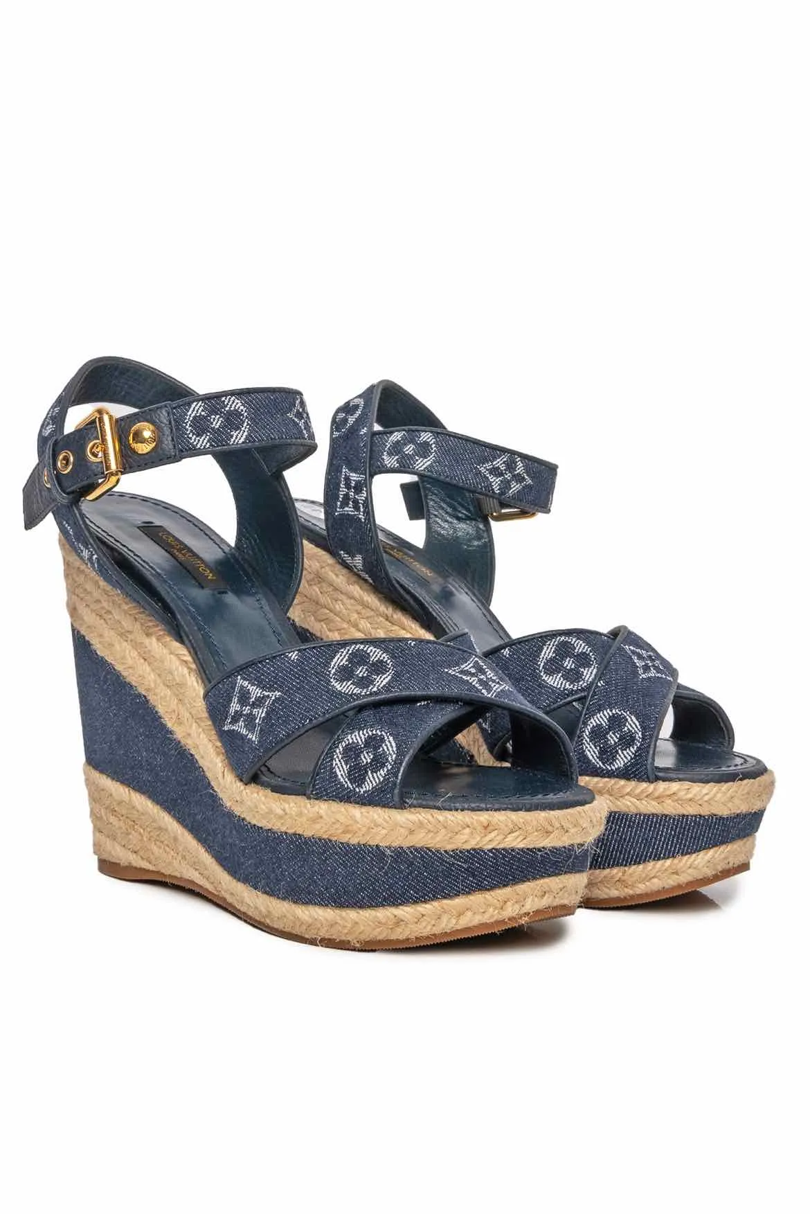 Louis Vuitton Size 37 Wedges