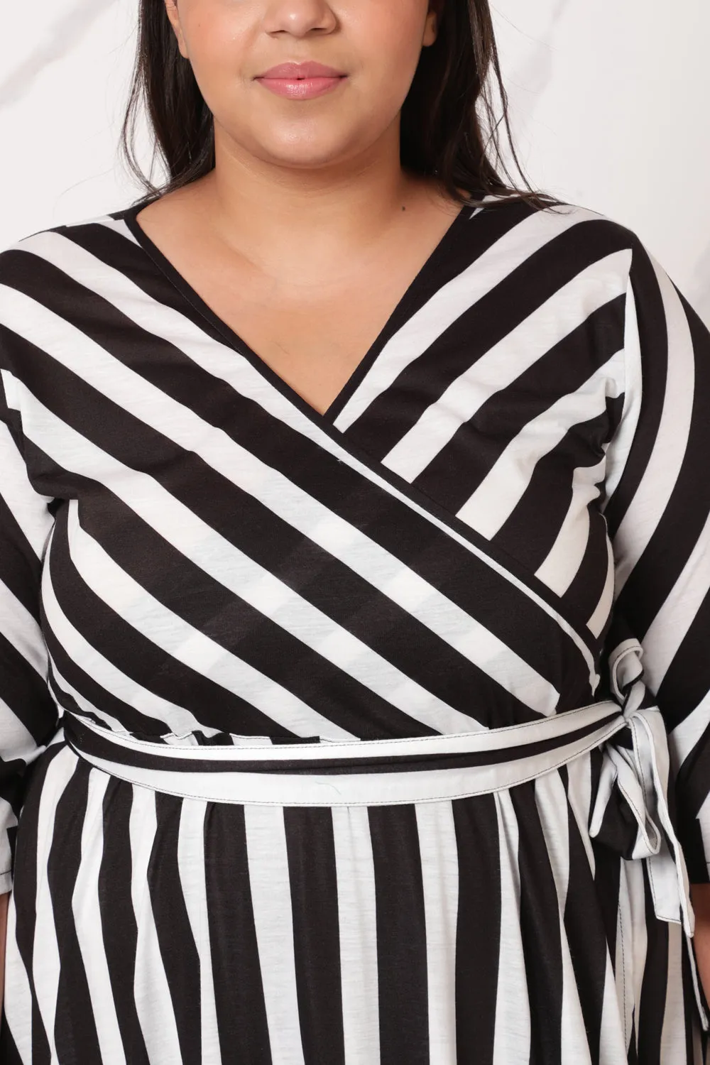 Magical Stripes True Wrap Dress