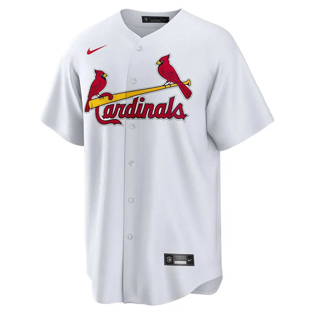 Men's St. Louis Cardinals Jordan Walker Cool Base Replica Home Jersey - White