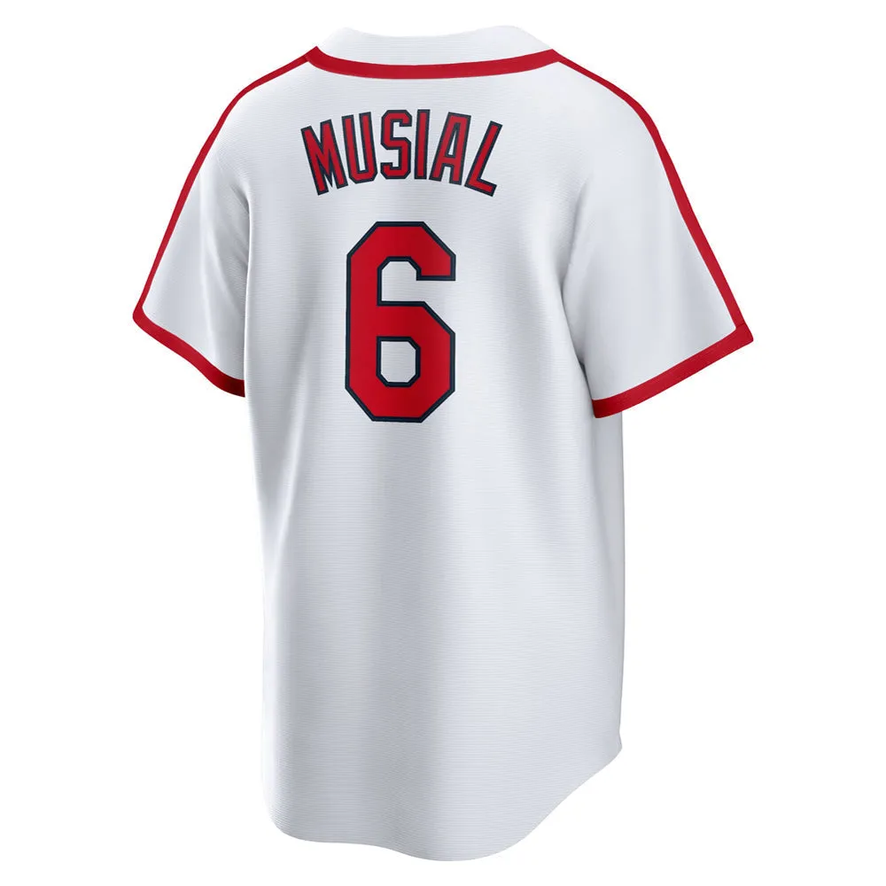 Men's St. Louis Cardinals Stan Musial Home Cooperstown Collection Player Jersey - White