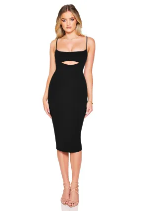 Nookie Bliss Midi Dress - Black