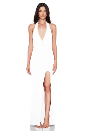 Nookie Illegal Side Split Gown - White