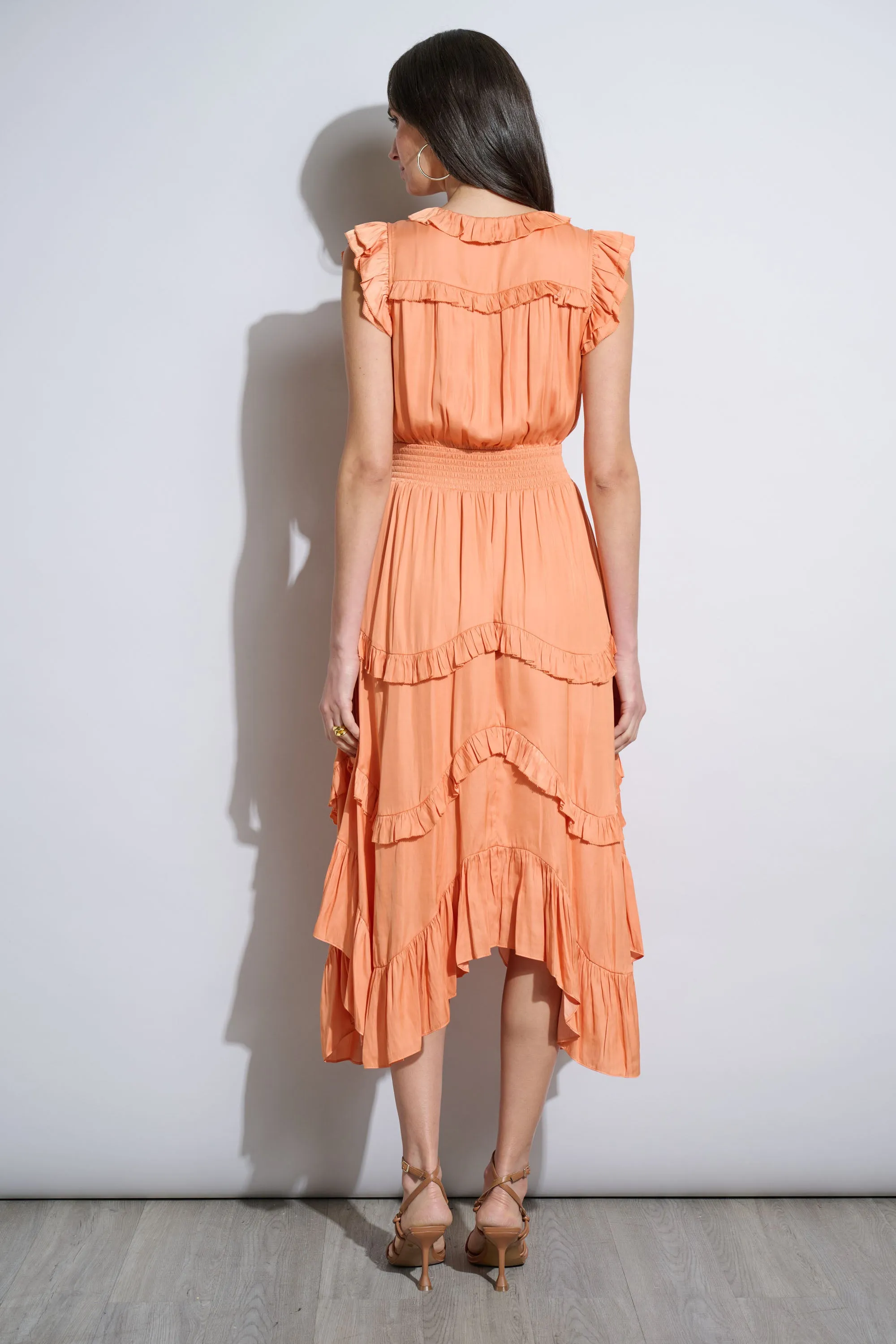 Ruffle Midi Dress