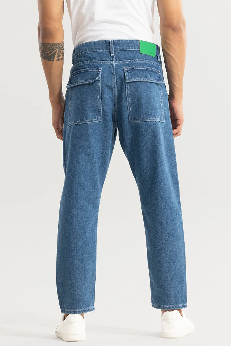 ShadowTwill True Blue Baggy Jeans